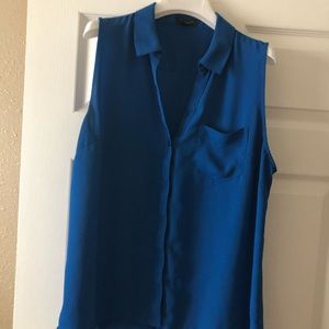 Blue Tunic top from The Limited